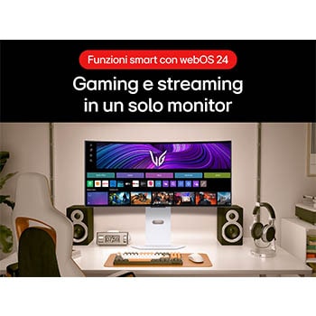 Gaming e streaming in un solo monitor Monitor Gaming 34GX90SA-W